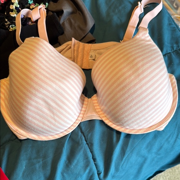 Auden Striped Pink Bra - Picture 1 of 3